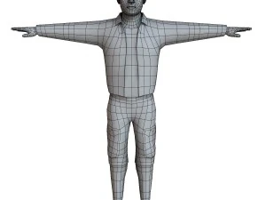 casual male 02 3D Model
