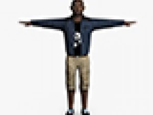 casual male 02 3D Model