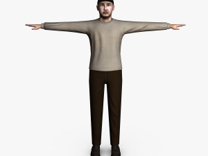 casual male 03 3D Model