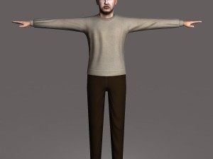 casual male 03 Modelo 3D