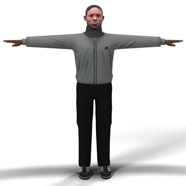 casual male 04 3D Model .c4d .max .obj .3ds .fbx .stl .blend 