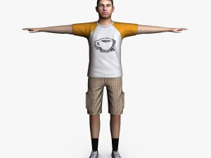 casual male 05 3D Model
