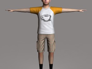 casual male 05 3D Модель