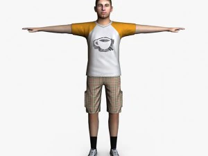 casual male 05 3D Model