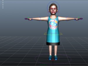 child female 01 3D Модель