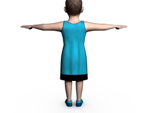 child female 01 3D Модель