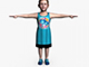 child female 01 3D Модель