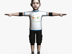 child female 01 3D 모델