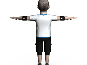 child female 01 3D Model