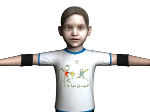 child female 01 3D Model