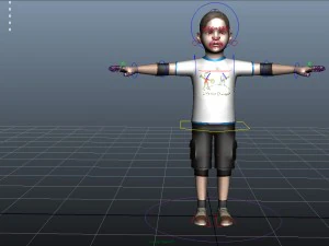 child female 01 3D Model