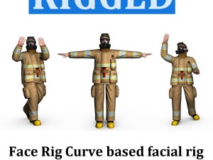 fireman 01 3D Model