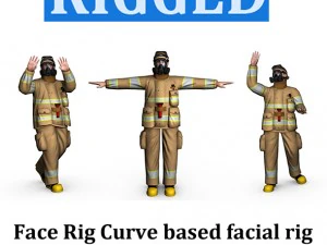 fireman 01 3D Model