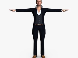 formal male 01 3D Model