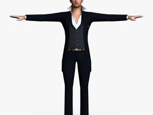 formal male 01 3D Model