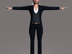 formal male 01 3D Model
