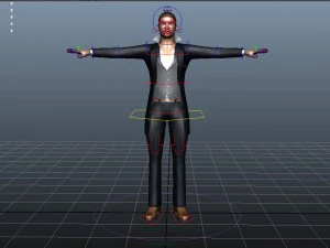formal male 01 3D Model