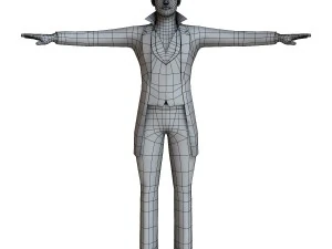 formal male 01 3D Model