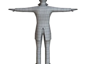 formal male 01 3D Model