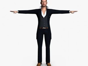 formal male 01 3D Model