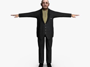 formal male 02 3D Model
