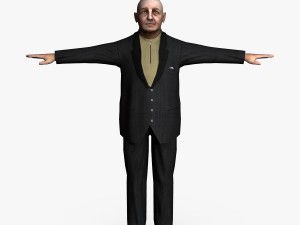 formal male 02 Model 3D