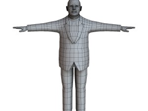 formal male 02 Model 3D