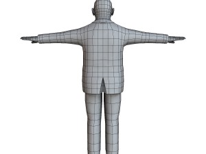 formal male 02 Model 3D