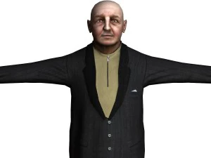 formal male 02 3D Model
