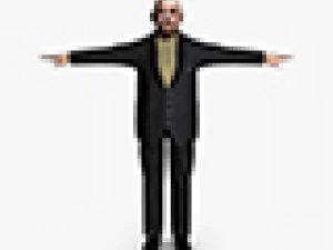 formal male 02 3D Model