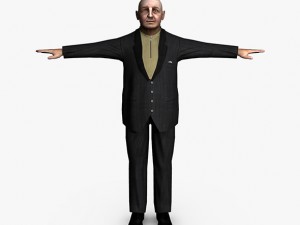 formal male 02 Model 3D