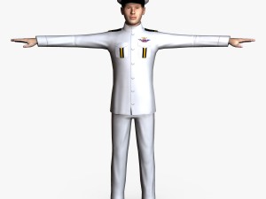 navy male 01 3Dモデル
