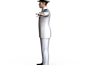 navy male 01 3D Model