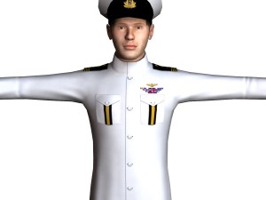 navy male 01 3Dモデル