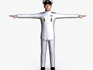 navy male 01 3Dモデル