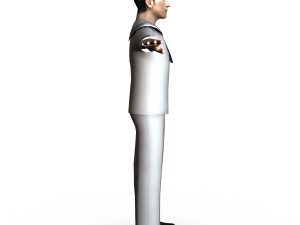 navy male 02 3D Model