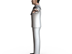 navy male 02 3D Model