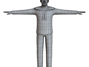 navy male 02 3D Model