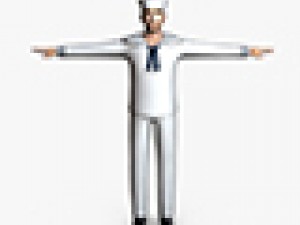 navy male 02 3D Model