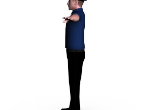 police male 01 Modelo 3D