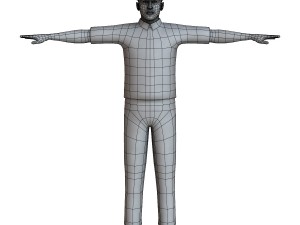 police male 01 Modelo 3D