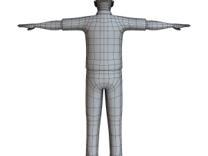 police male 01 Modelo 3D