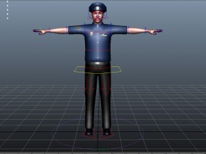 police male 01 Modelo 3D