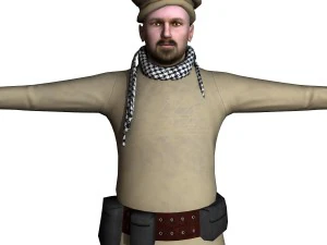 terrorist 01 3D Model