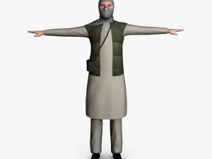 terrorista 02 Modelo 3D