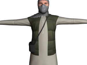 terrorist 02 3D Model