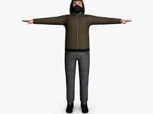 terrorista 03 Modelo 3D
