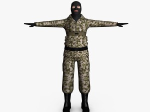 terrorist 04 3D Model