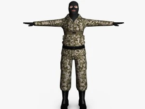 terrorista 04 Modelo 3D