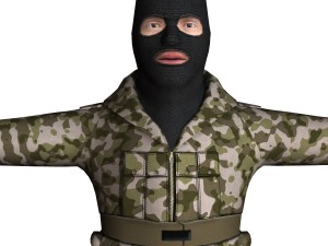 terrorist 04 3D Model